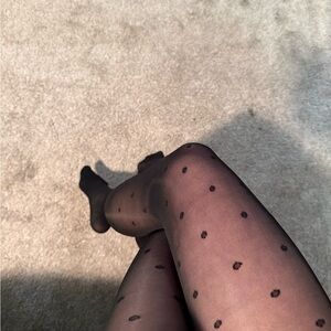 Polka Dot Rip Resistant Tights